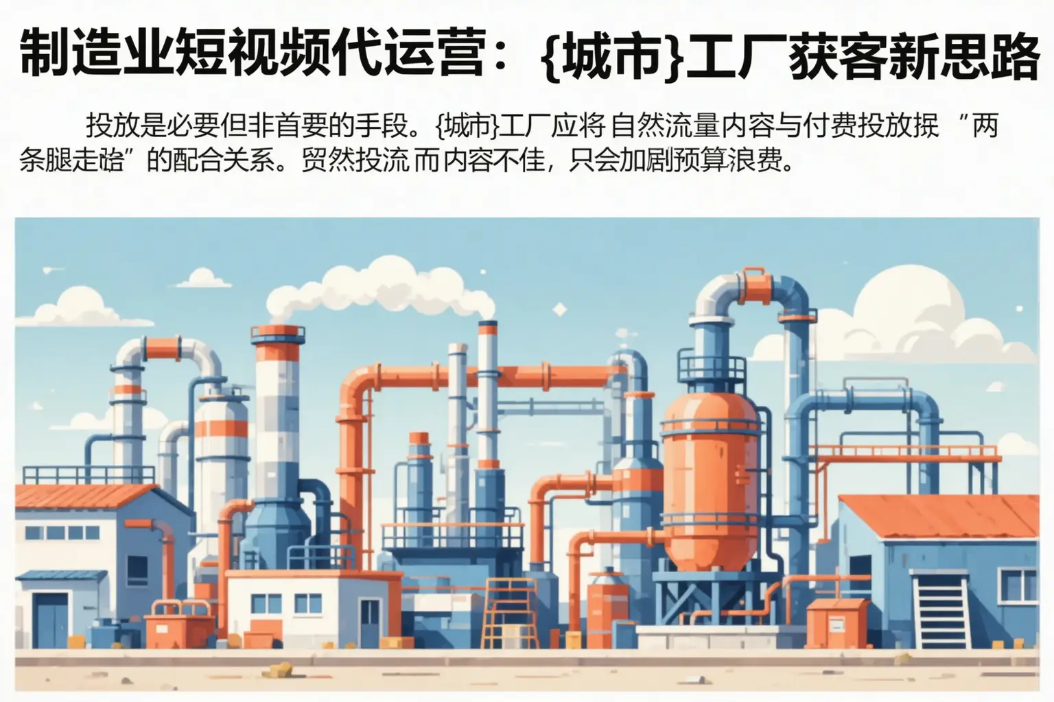 制造业短视频代运营:云浮工厂获客新思路