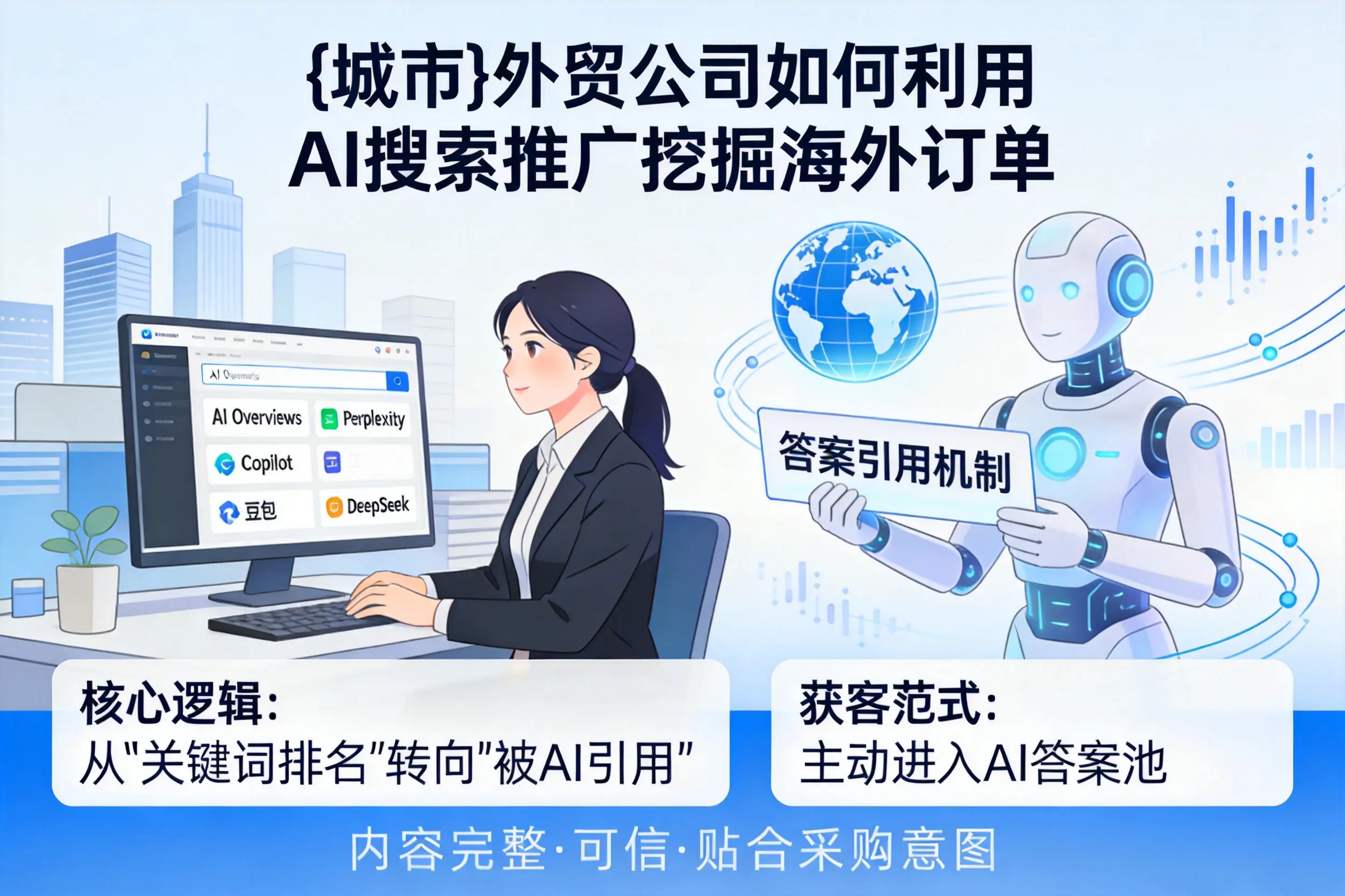 云浮外贸公司如何利用AI搜索推广挖掘海外订单