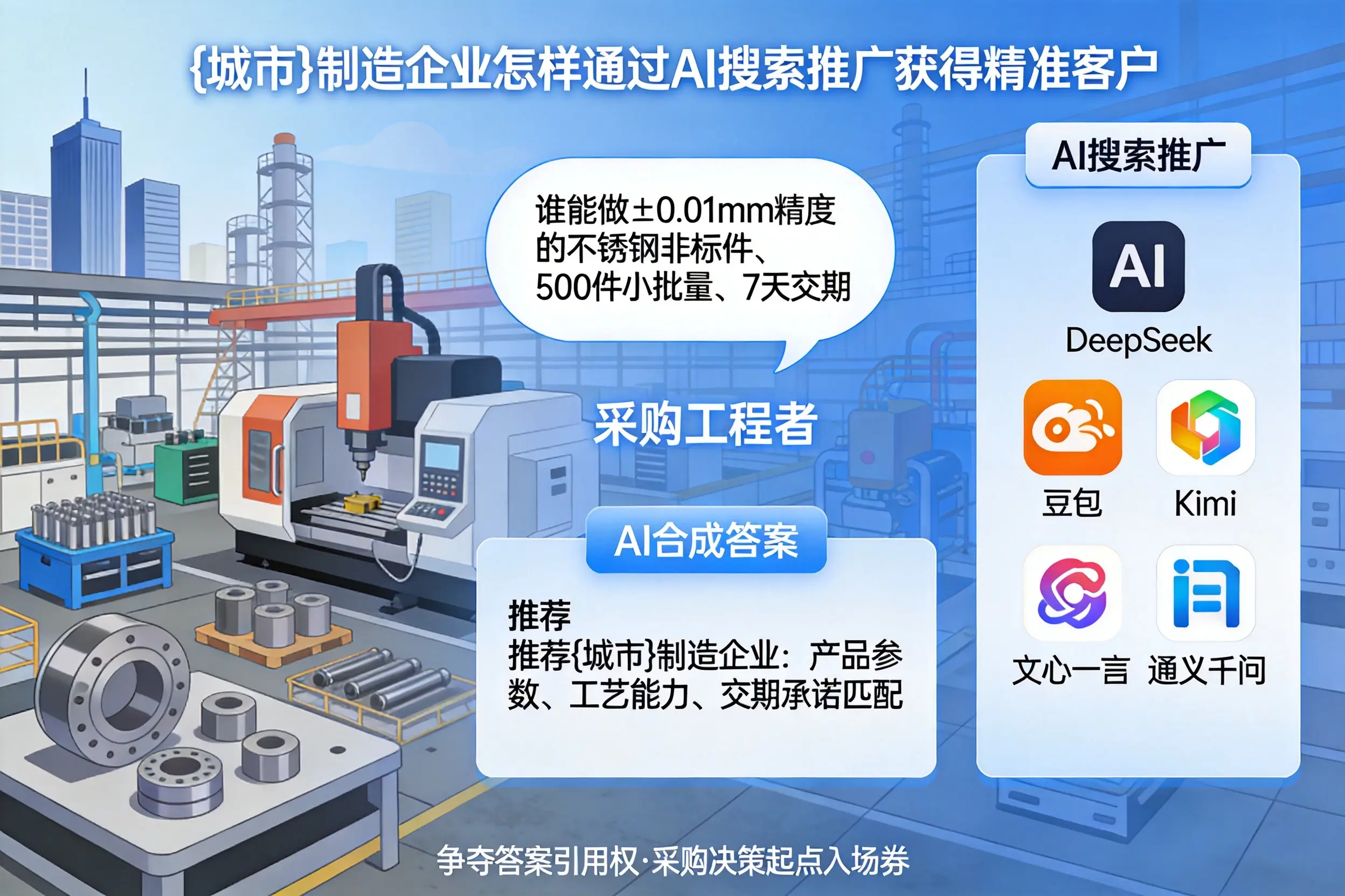 云浮制造企业怎样通过AI搜索推广获得精准客户
