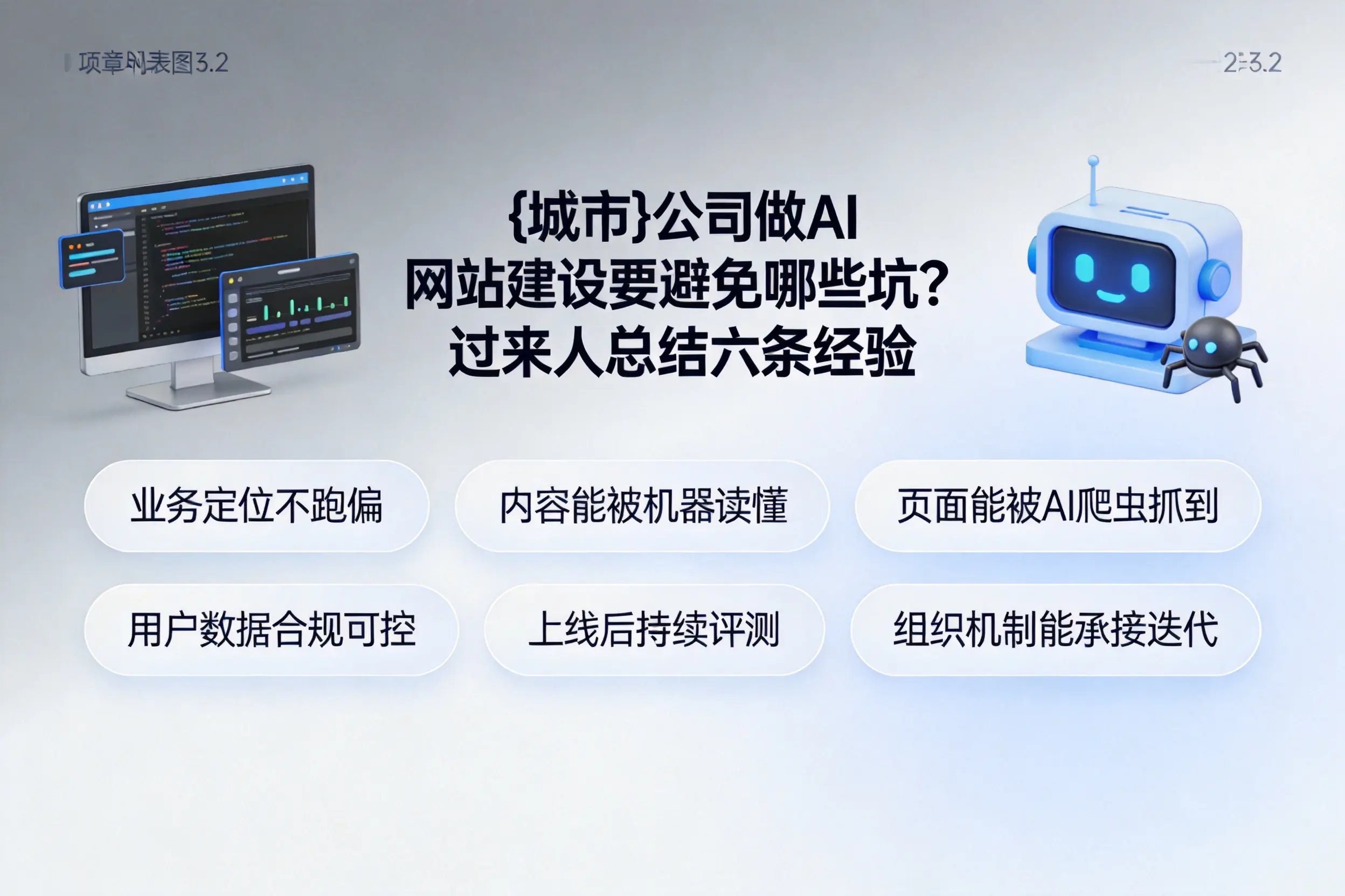 云浮公司做AI网站建设要避免哪些坑？过来人总结六条经验