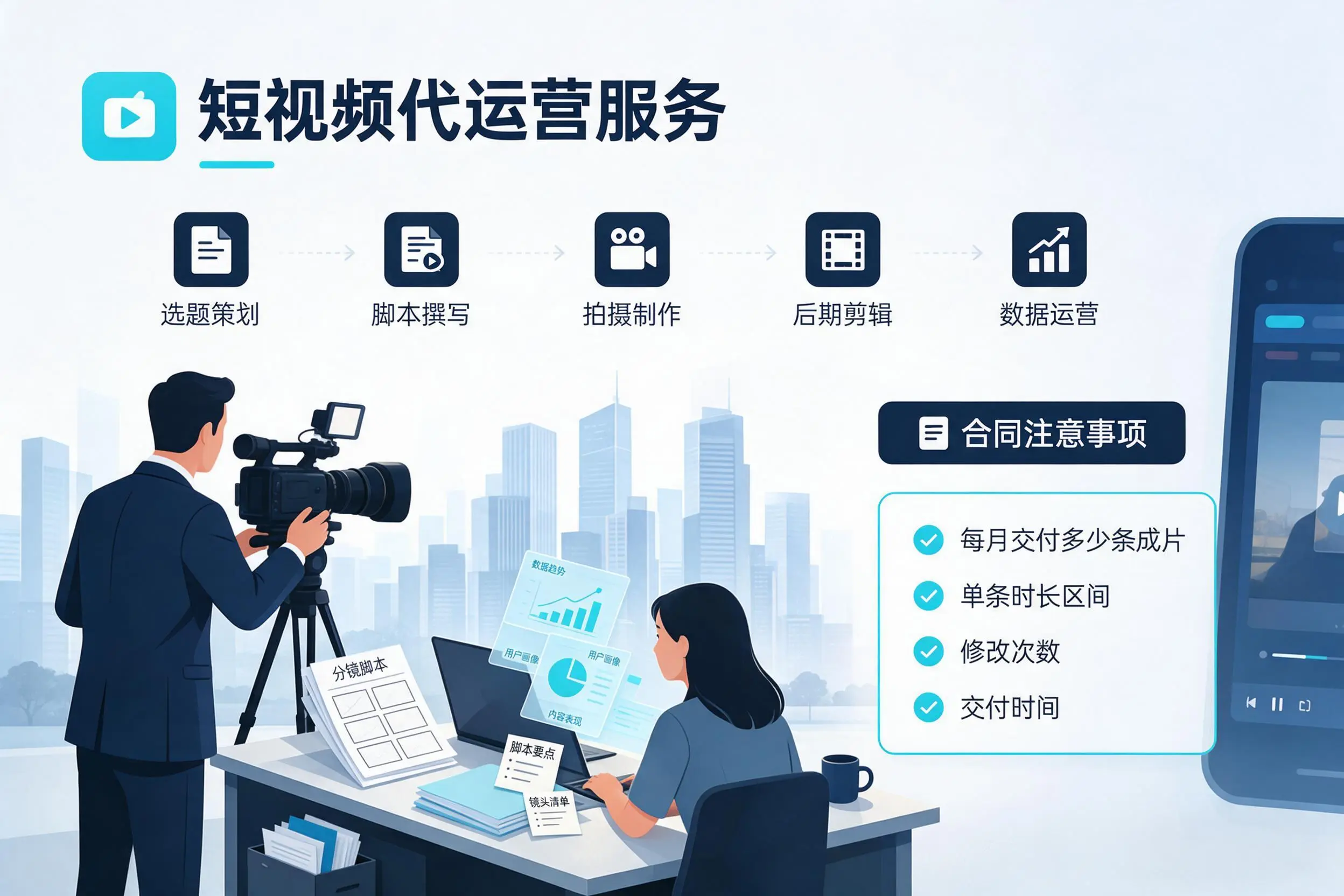 短视频代运营包含哪些服务?云浮企业常见问题科普