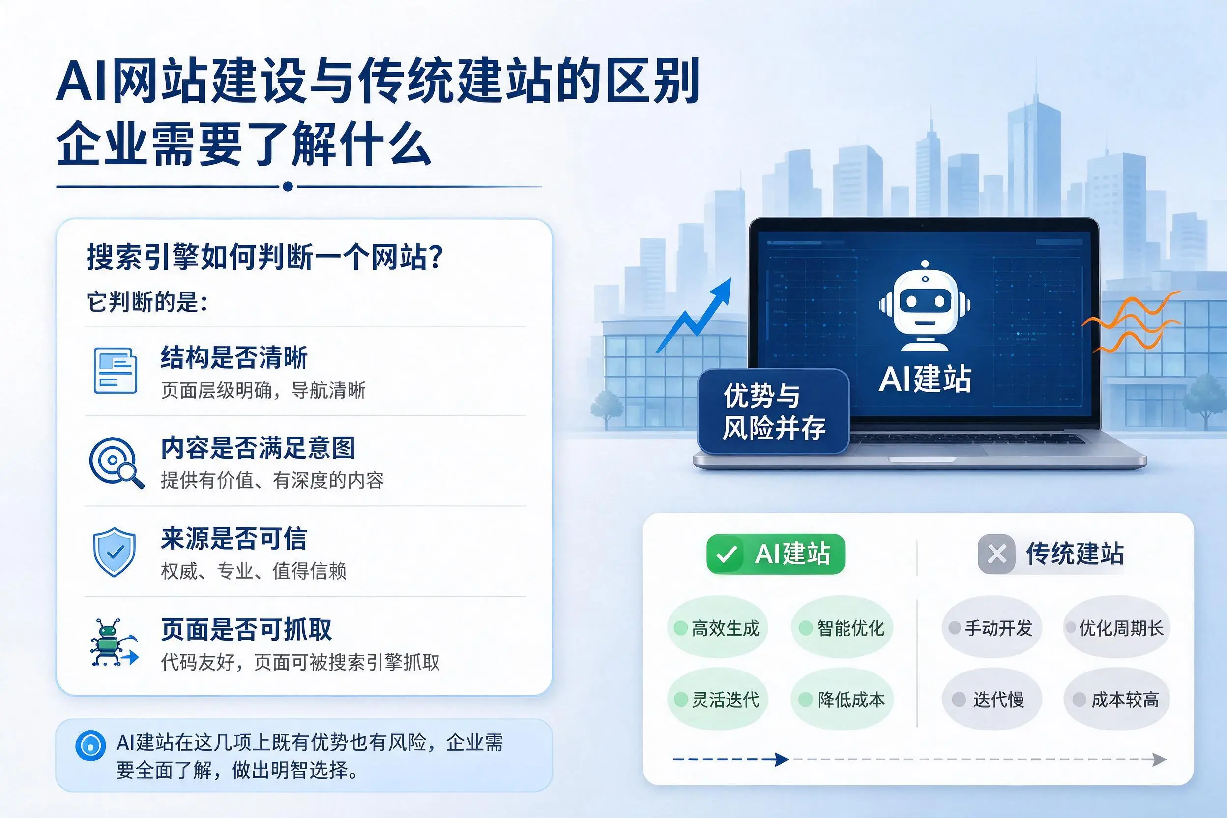 AI网站建设与传统建站的区别,云浮企业需要了解什么