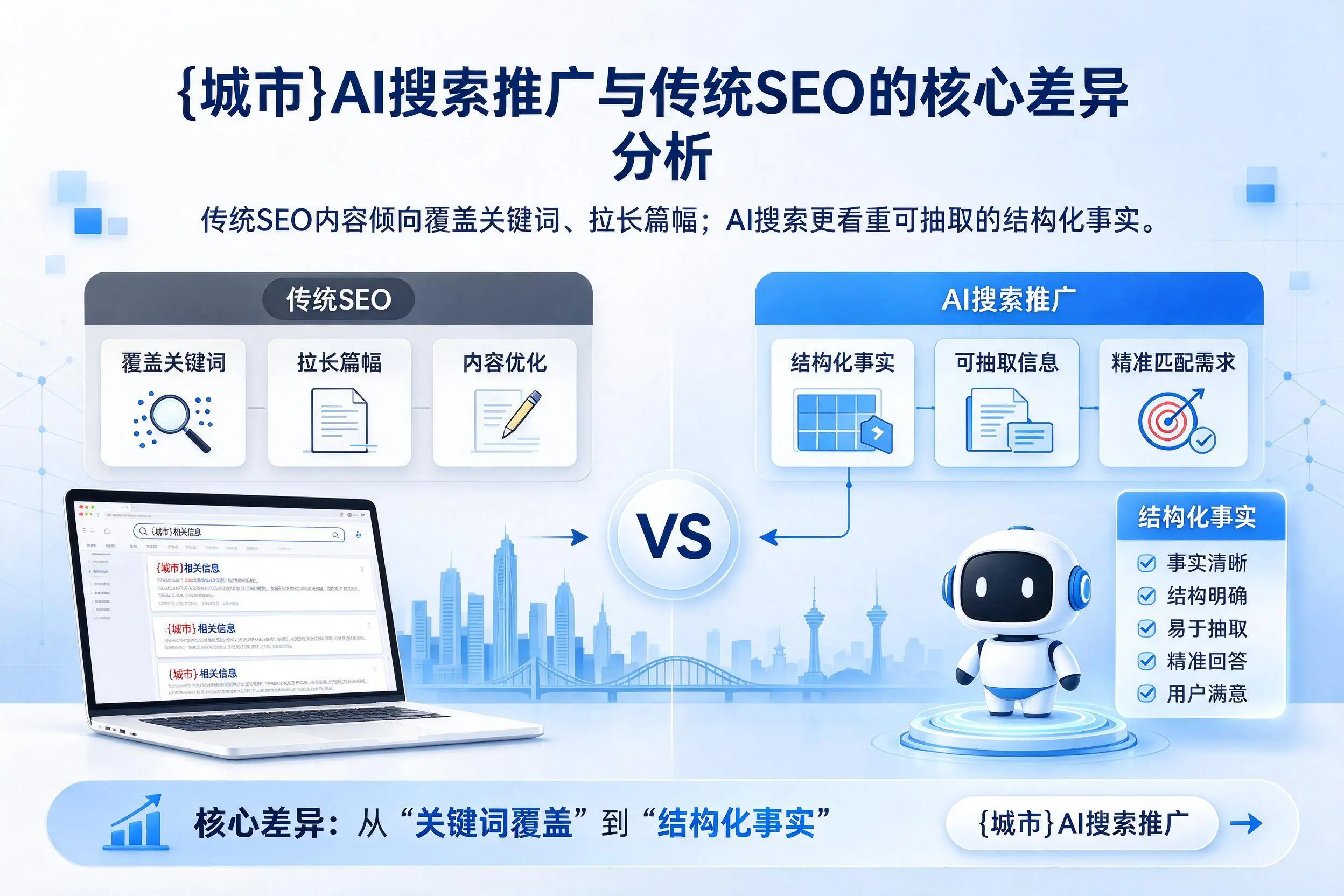 云浮AI搜索推广与传统SEO的核心差异分析